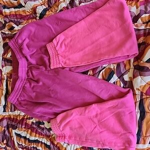 Small Victoria's Secret PINK two-tone pink jogger sweatpants